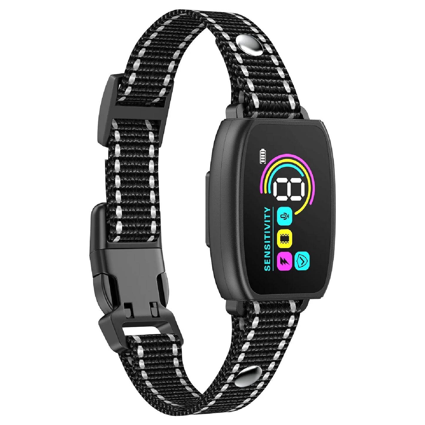 Bark Collar for Dog, anti Barking Dog Collar for Large Medium Dogs, Smart Auto Training Dog Collar with Screen, Rechargeable Adjustable Shock Collar W/ 8 Levels Beep Vibration Shock Modes
