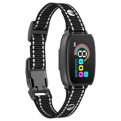 Bark Collar for Dog, anti Barking Dog Collar for Large Medium Dogs, Smart Auto Training Dog Collar with Screen, Rechargeable Adjustable Shock Collar W/ 8 Levels Beep Vibration Shock Modes